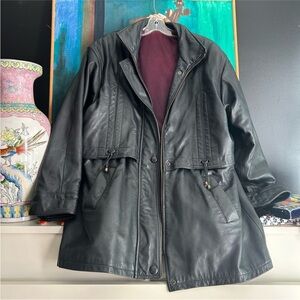 Vintage Black Leather Jacket